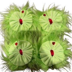 Christmas Pigtail Bows